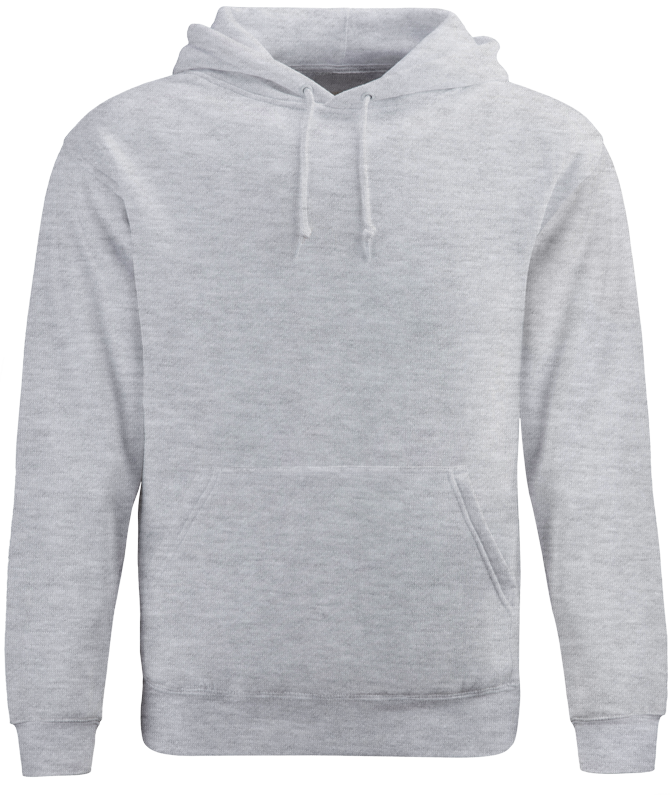 Just Hoods College Hoodie Grau meliert